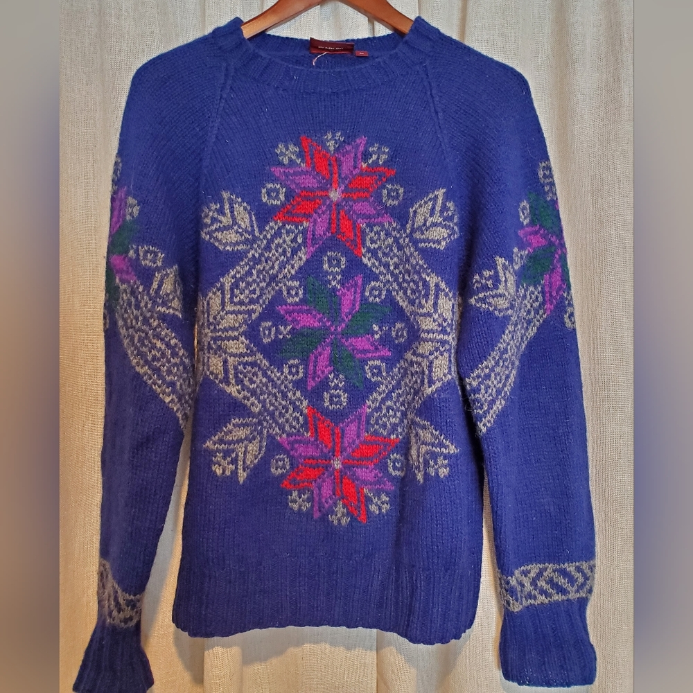 Vintage Chaps Ralph Lauren Shetland 100% Wool Sweater Men's Size L or Unisex EUC